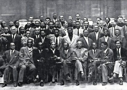 Historical congress group photograph from the Foundation archive